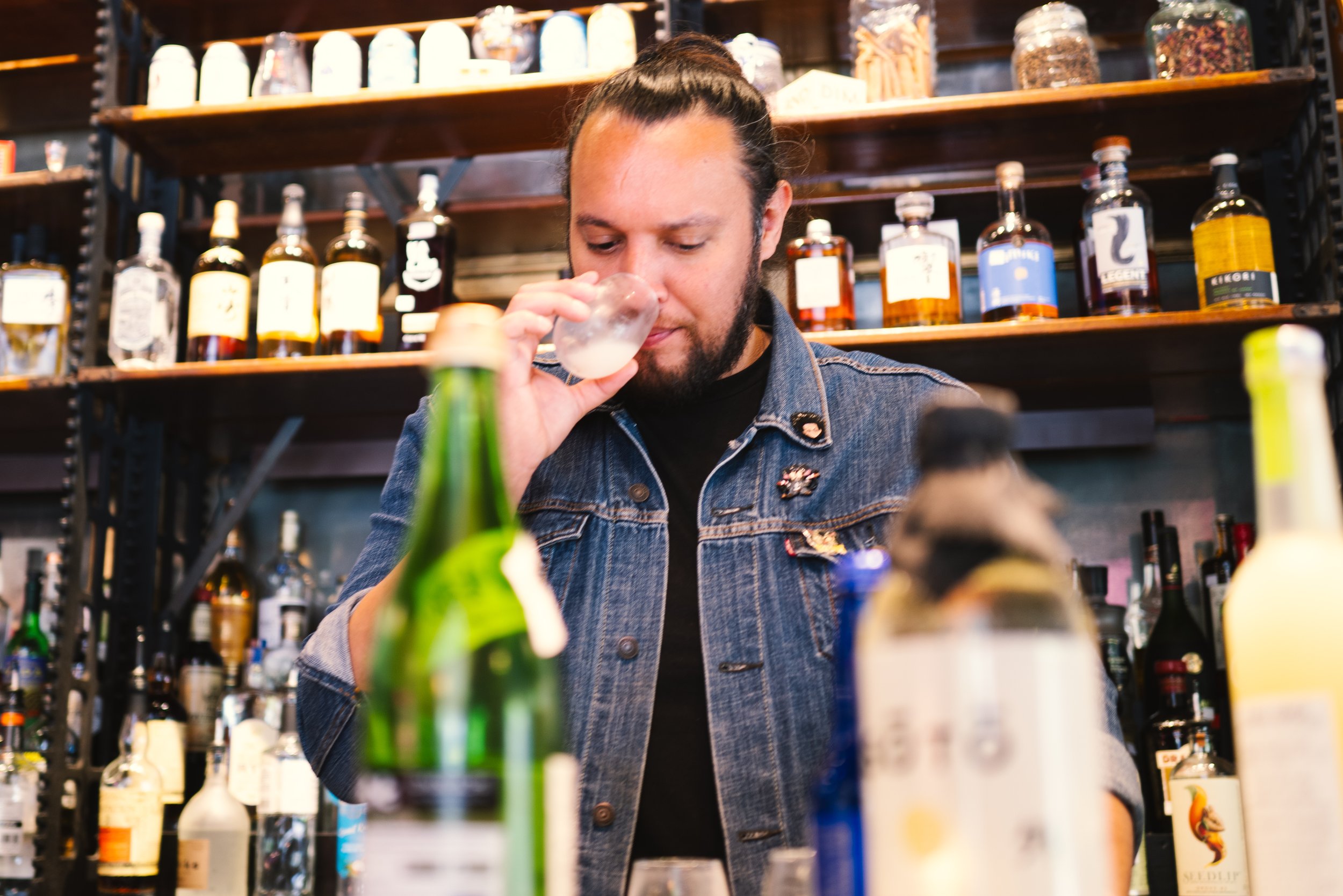 Tasting Sake